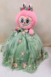 Teddy bear Quincenera Doll labubu