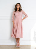 Pleated Skirt and Lace Bodice by Hana Collection 528585