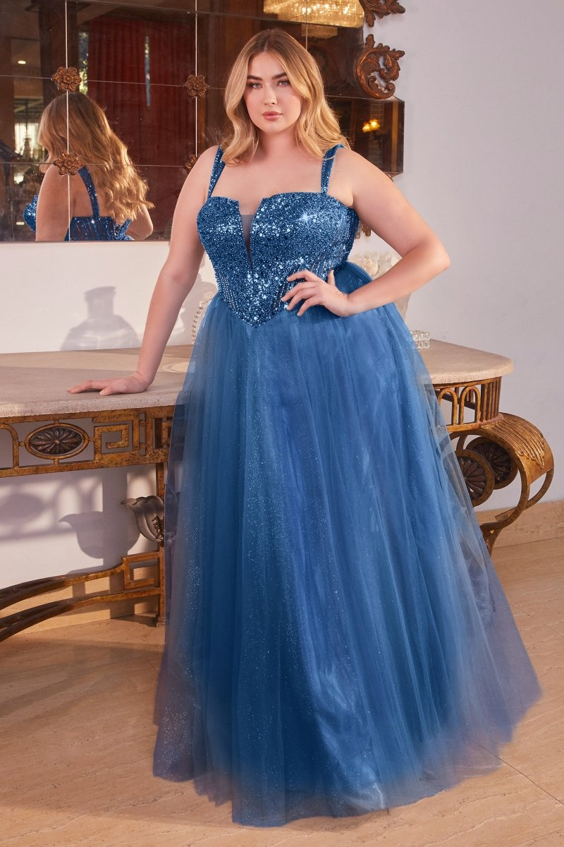 Plus Size Gown by Ladivine CD0217C