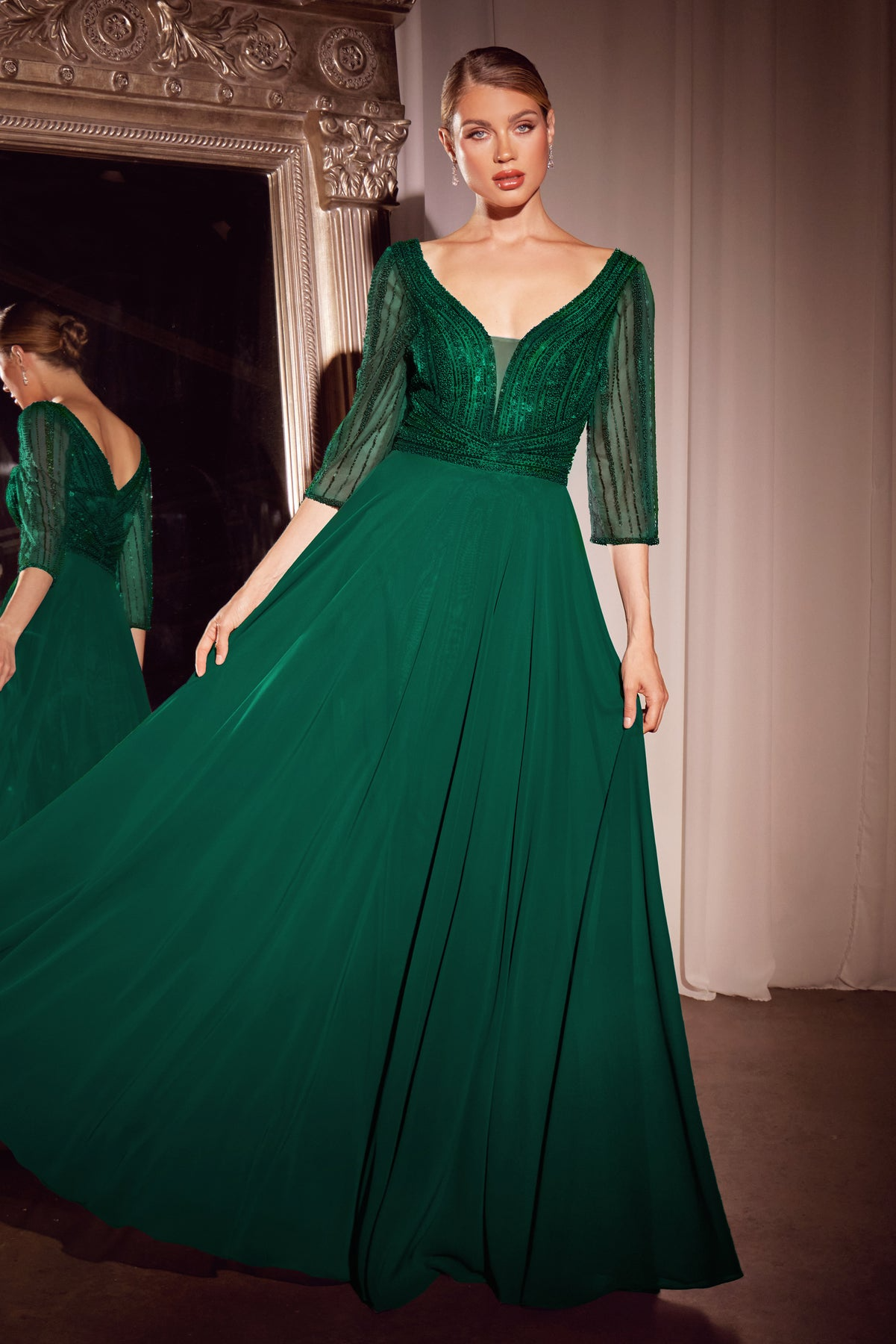 Flowing A-line skirt by Cinderella Divine CC446