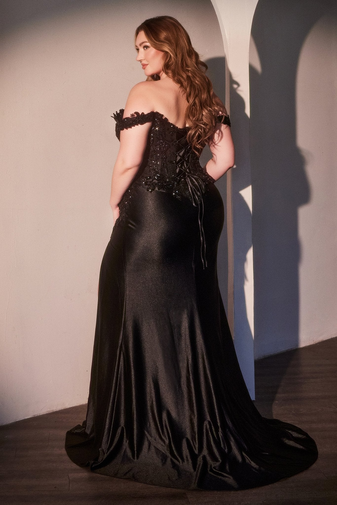 Plus Size Gown by Ladivine CDS537C