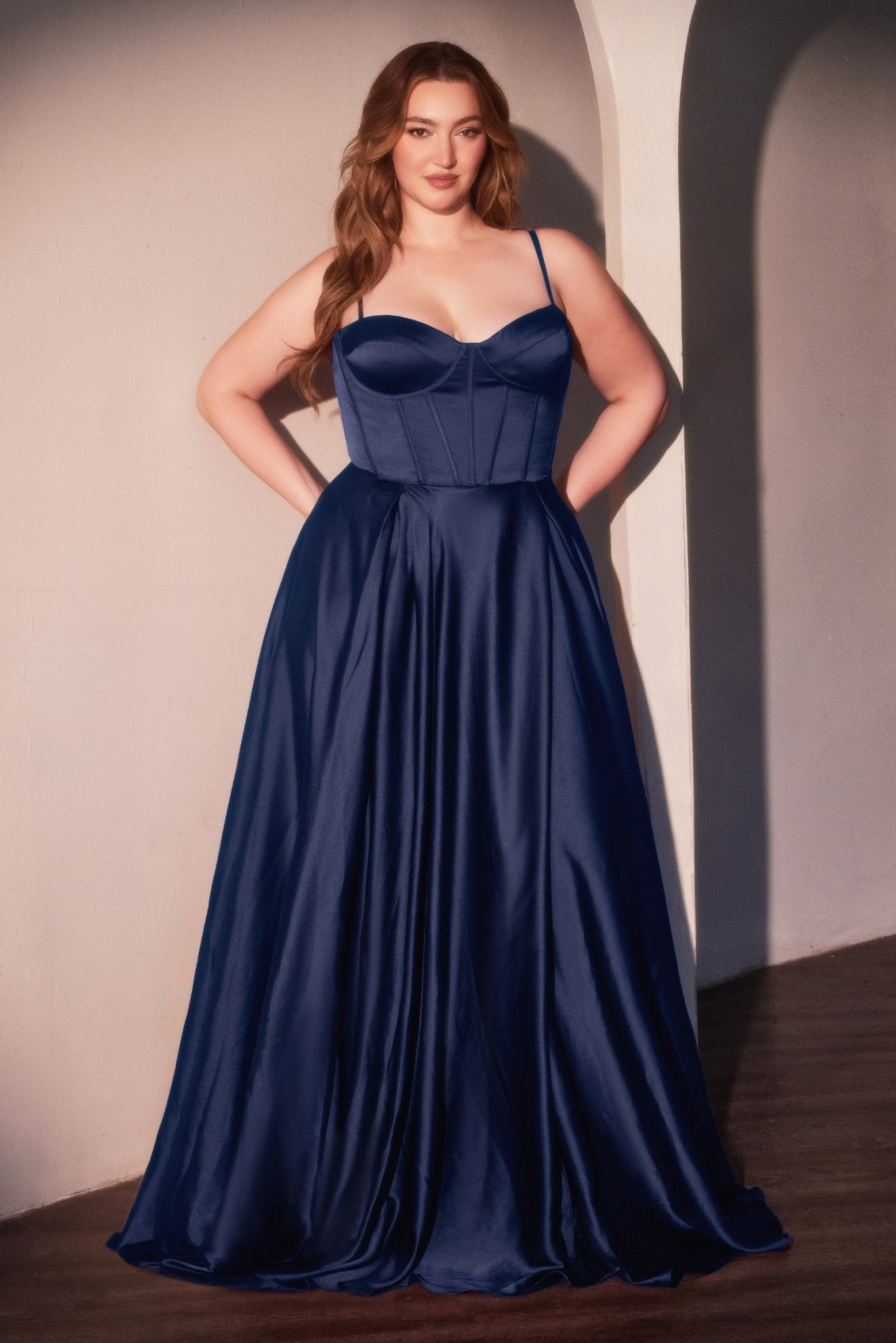 Plus Size Gown by Ladivine CD337C