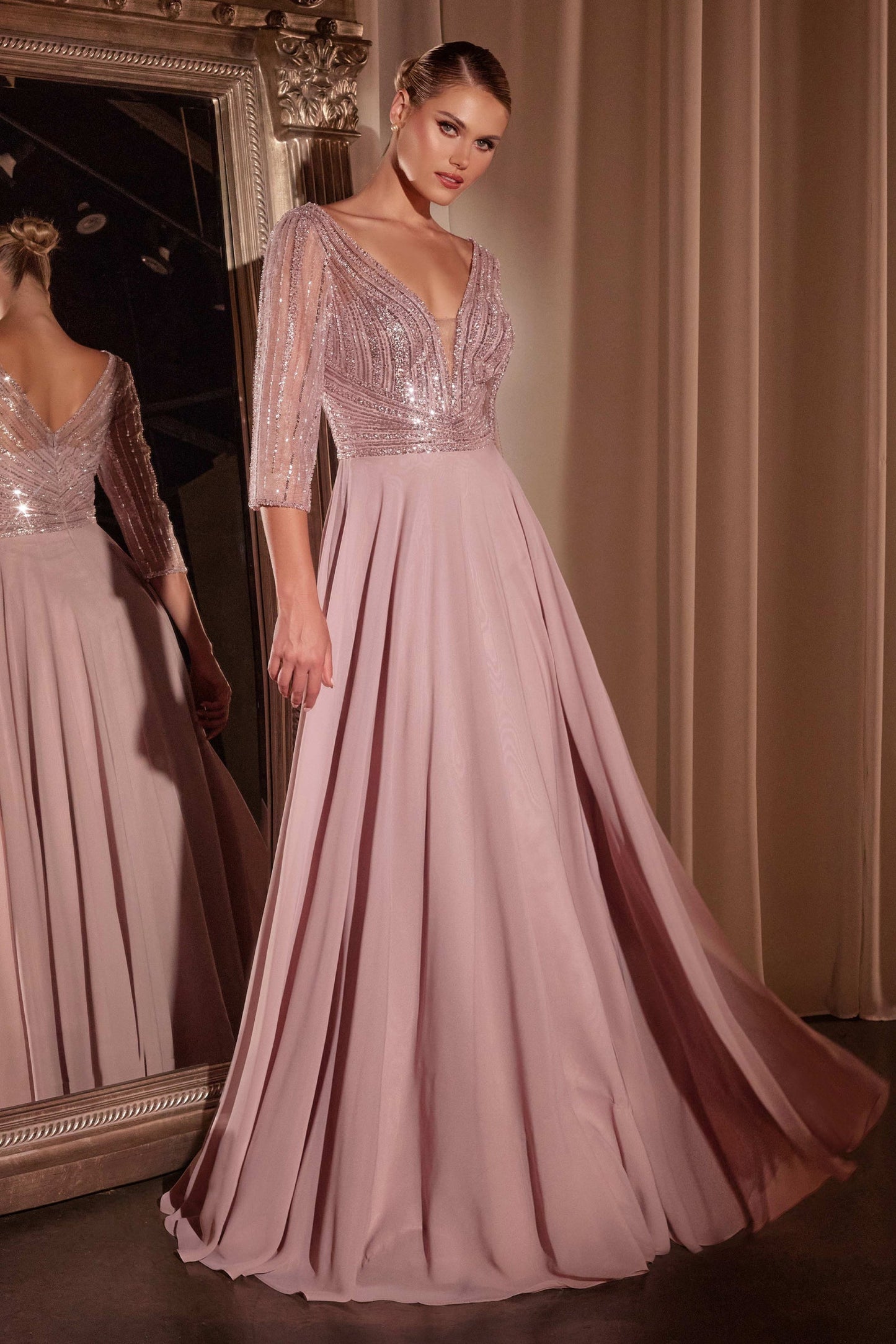 Flowing A-line skirt by Cinderella Divine CC446