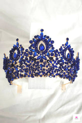 Doubleheart HT962 GOLD/royal tiara crown www.snkdress.com