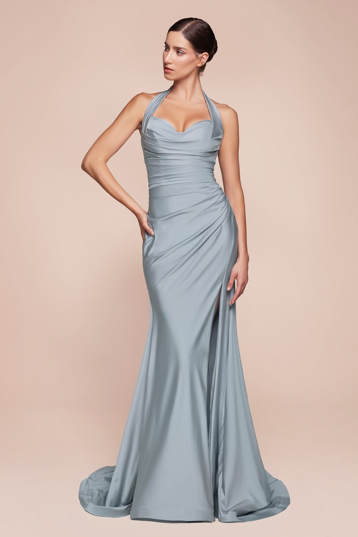 Plus Size Gown by Ladivine CD796C