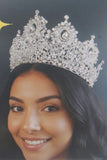 Doubleheart HT96230 Silver/royal tiara crown www.snkdress.com