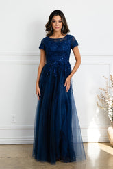Simple Evening Dress by EVA USA 526198