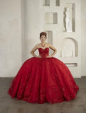 Strapless Glitter Tulle Ball Gown by SNKDRESS CC -30044348