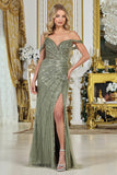 Formal dress by Adora Design 3312 – Silver/nude www.snkdress.com