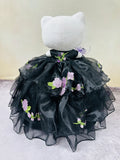 Hello Kitty Quincenera Doll Black,snkdress,wwwsnkdress.com