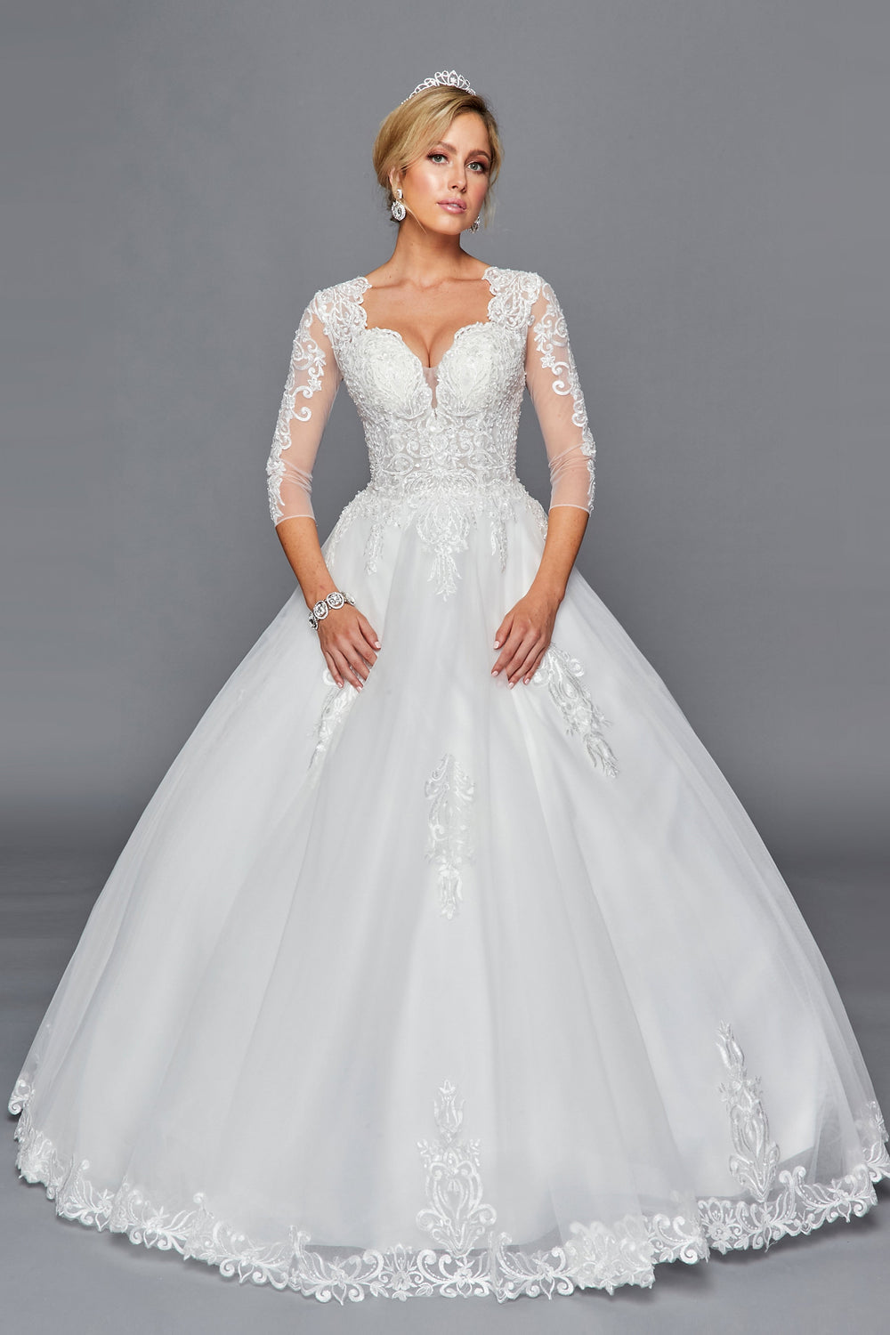 www.snkdress.com DeKlaire Bridal Style 436 wedding gown
