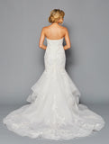 Strapless Sweetheart Mermaid Gown by Bridal 44565