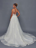 Spagetti Wedding Gown by Bridal 49315