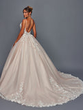 Spagetti Wedding Gown by Bridal 49628