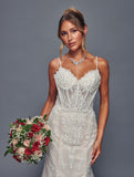 Spagetti Wedding Gown by Bridal 49914