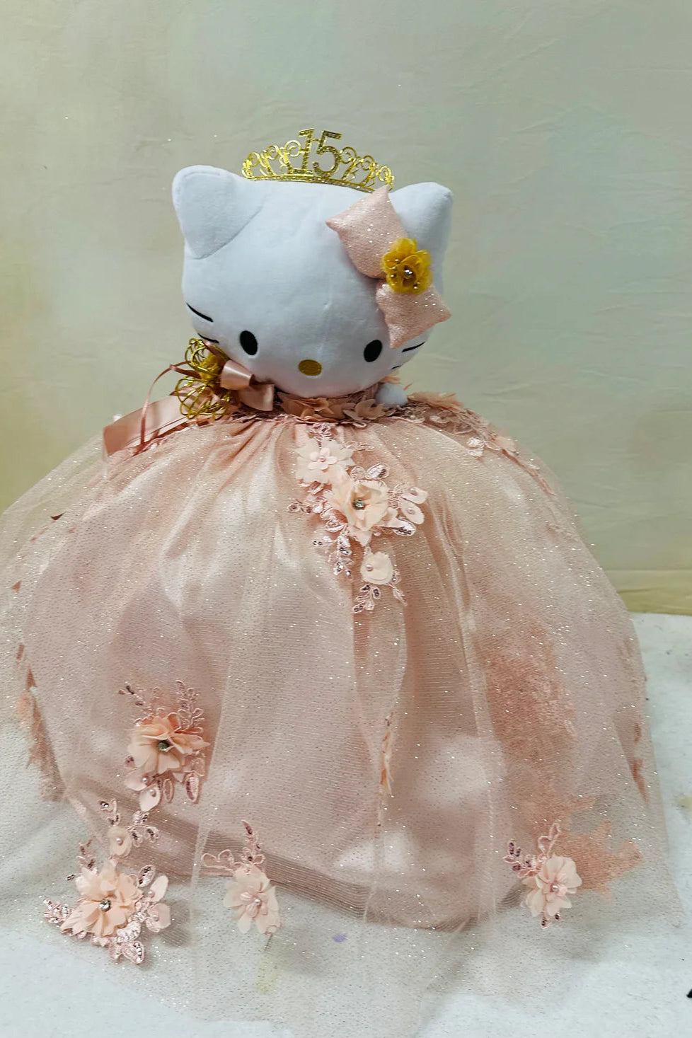 Hello Kitty Quincenera Doll Blush pink,snkdress,wwwsnkdress.com