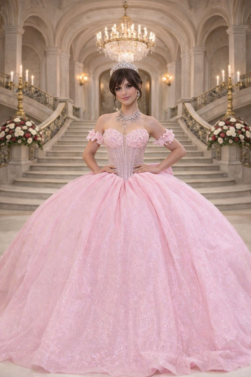 Quinceanera ball gown by Dancing Queen style 5115 | www.snkdress.com
