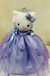 Hello Kitty Quincenera Doll Baby blue lilac,snkdress,wwwsnkdress.com