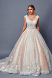 Wide Wedding Gown by Bridal 49076