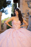 3D Floral Off-Shoulder Quince Gown by Bella Princess Couture PQ1064