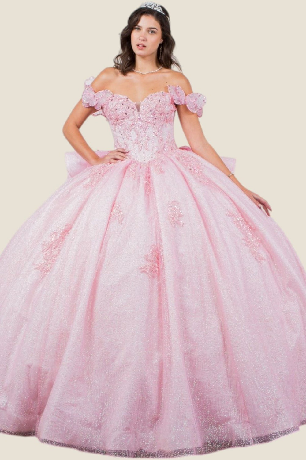 Quinceañera Ball Gown by Cinderella Couture 8120J