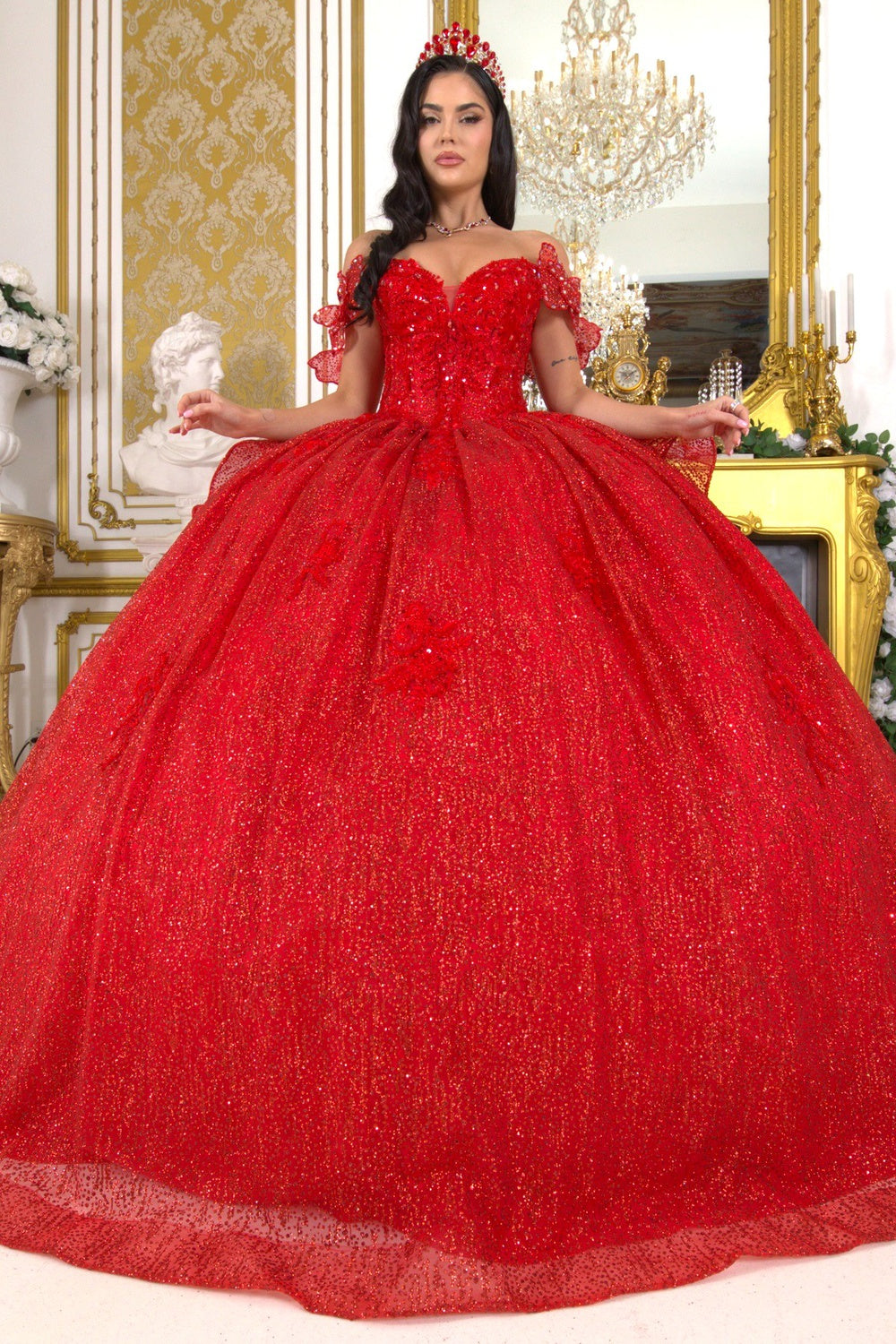 Quinceañera Ball Gown by Cinderella Couture 8120J