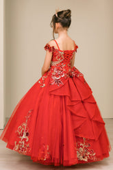 Cinderella Inspired Ball Gown by Cinderella Couture 8420 Royal | www.snkdress.com