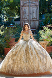 Off Shoulder Embroidered Dress w/Cathedral Tail by bella princess couture pq1055.