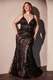 Plus Size Gown by Ladivine CC0389C