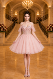 Spaghetti Strap Homecoming Dress by DQ 343872