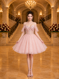 Spaghetti Strap Homecoming Dress by Dancing Queen 3438