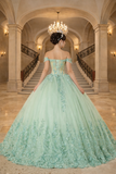 Off-Shoulder Quinceanera Ball Gown by Queen Collection 5065307