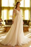 Off White bridal gown by GLS Gloria GL3530 www.snkdress.com