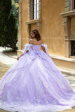 Quince Gown with Detachable Bow and Sleeves by Bella Princess PQ1085