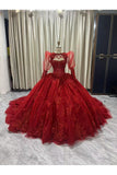 Elegant Lace Bloom Quince Ball Gown by Petite Adele PQ109722