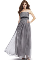 Salmon color organza evening gown by Colors Dress 0591 www.snkdress.com
Gray color organza evening gown by Colors Dress 0591 www.snkdress.com