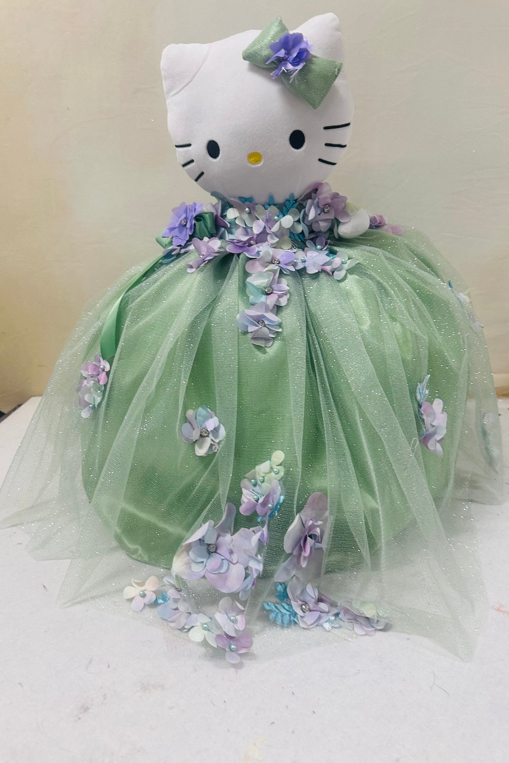 Hello Kitty Quincenera Doll sage/lilac,snkdress,wwwsnkdress.com