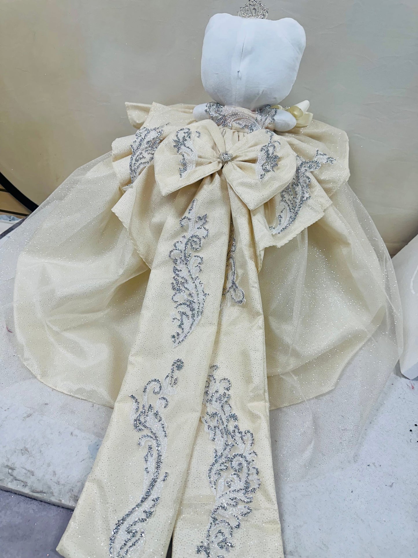 Hello Kitty Quincenera Doll champagne ,snkdress,wwwsnkdress.com