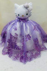 Hello Kitty Quincenera Doll lilac,snkdress,wwwsnkdress.com
