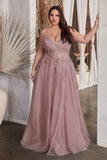 Plus Size Gown by Ladivine C148C