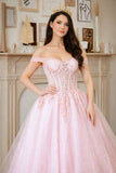 ball gown dress by amelia couture style 8064 Pink | www.snkdress.com