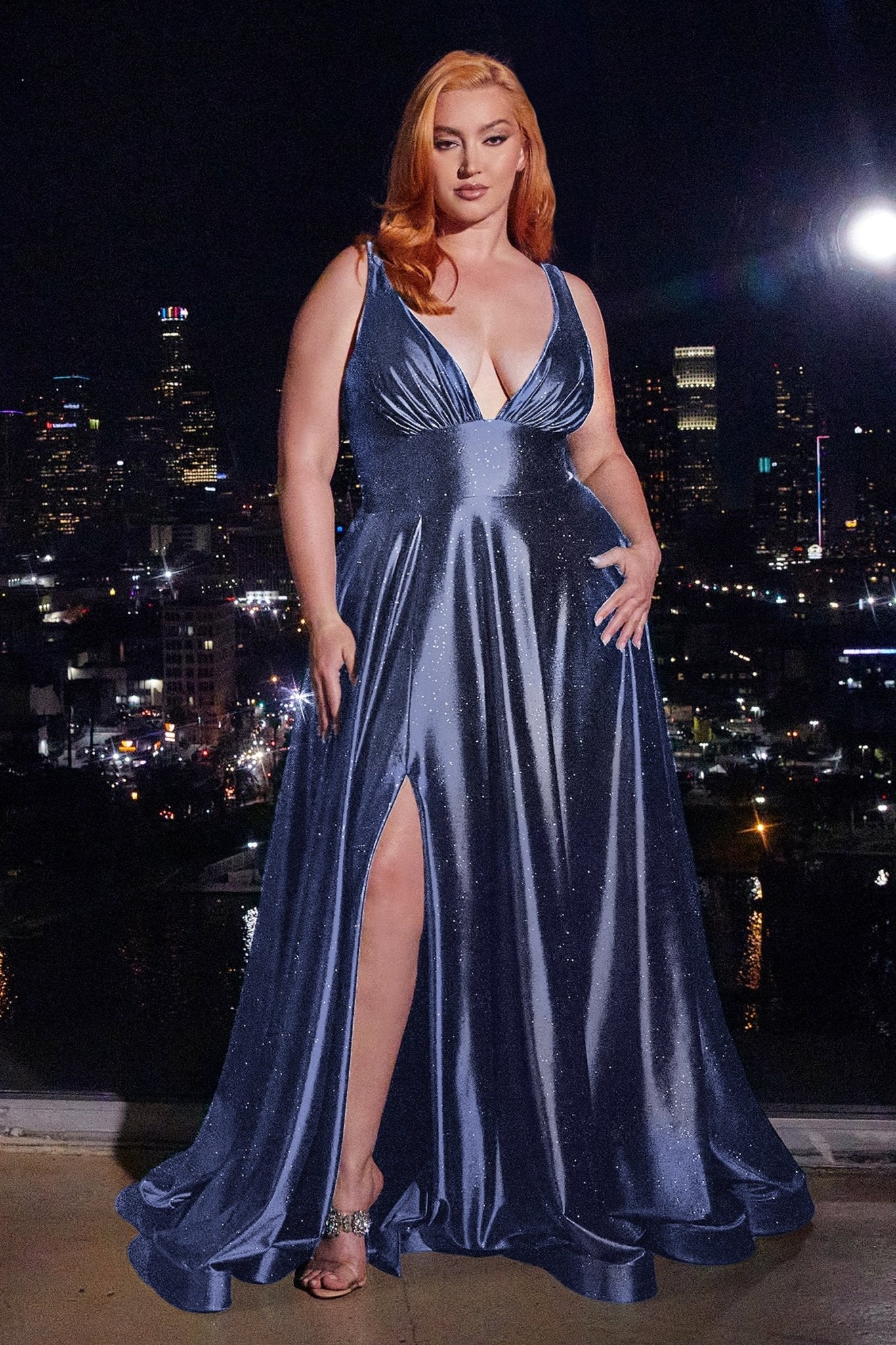 Plus Size Gown by Ladivine CC2349C