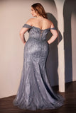 Plus Size Gown by Ladivine CC341C