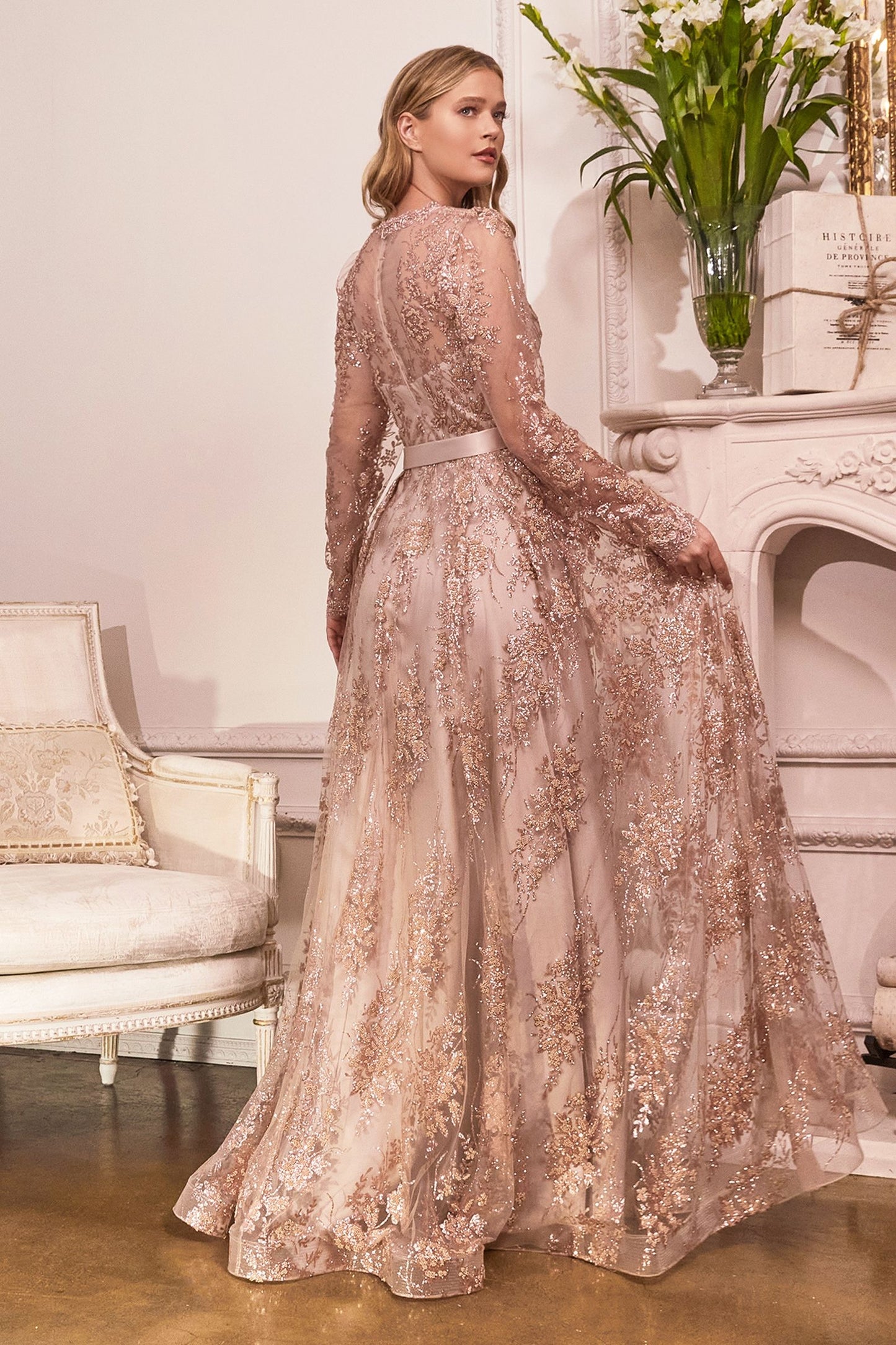 Plus Size Gown by Ladivine CD233C