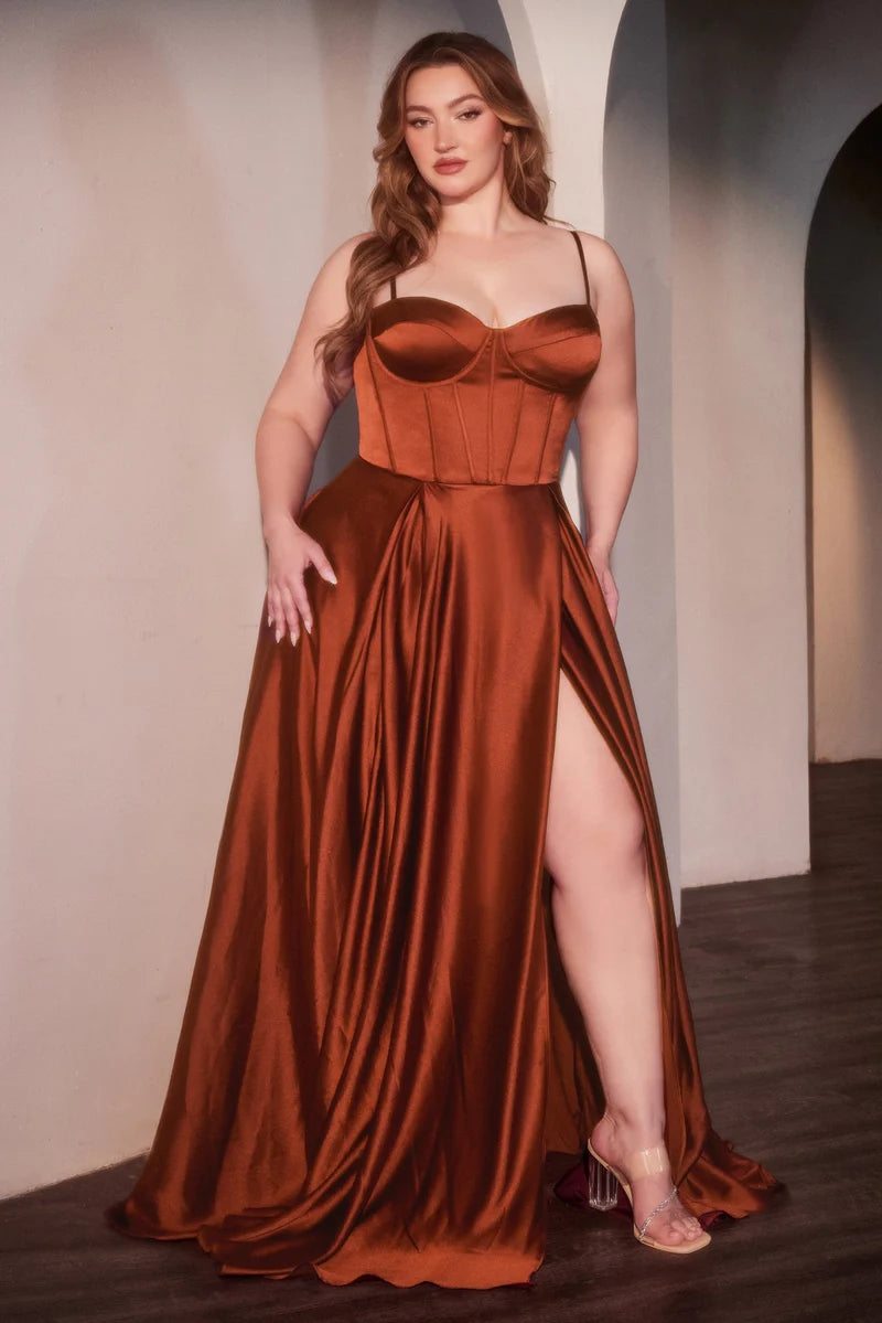 Plus Size Gown by Ladivine CD337C