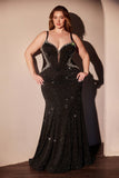 Plus Size Formal Dress by Ladivine CM365C