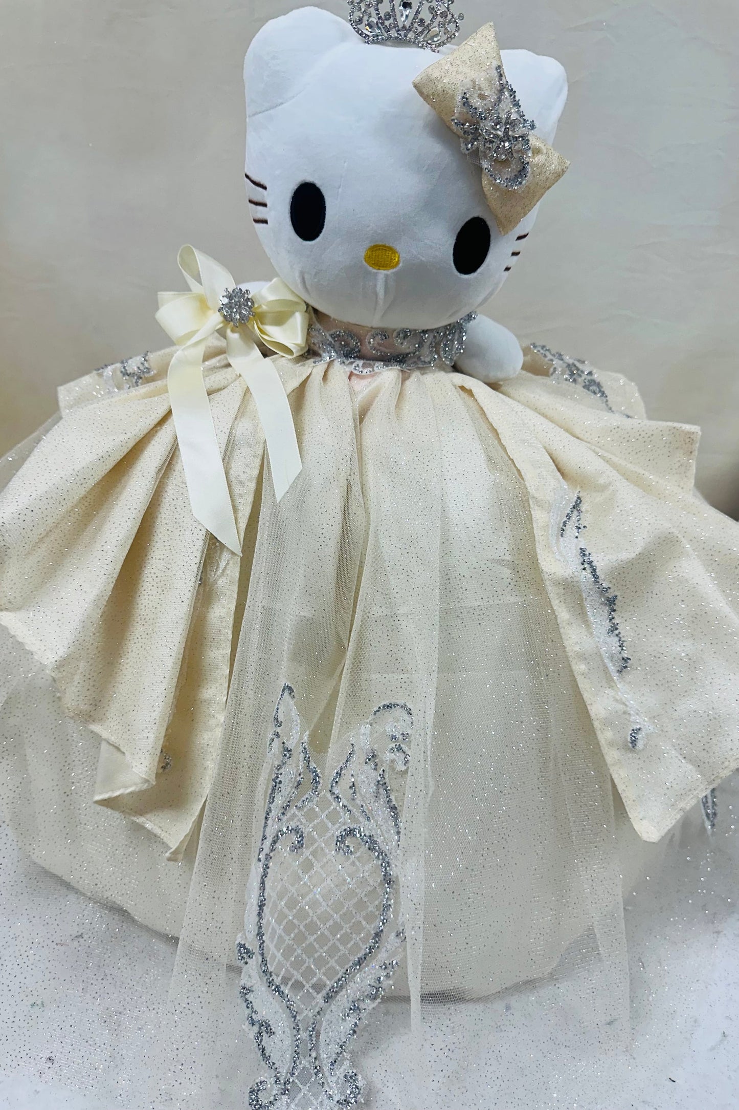 Hello Kitty Quincenera Doll champagne ,snkdress,wwwsnkdress.com
