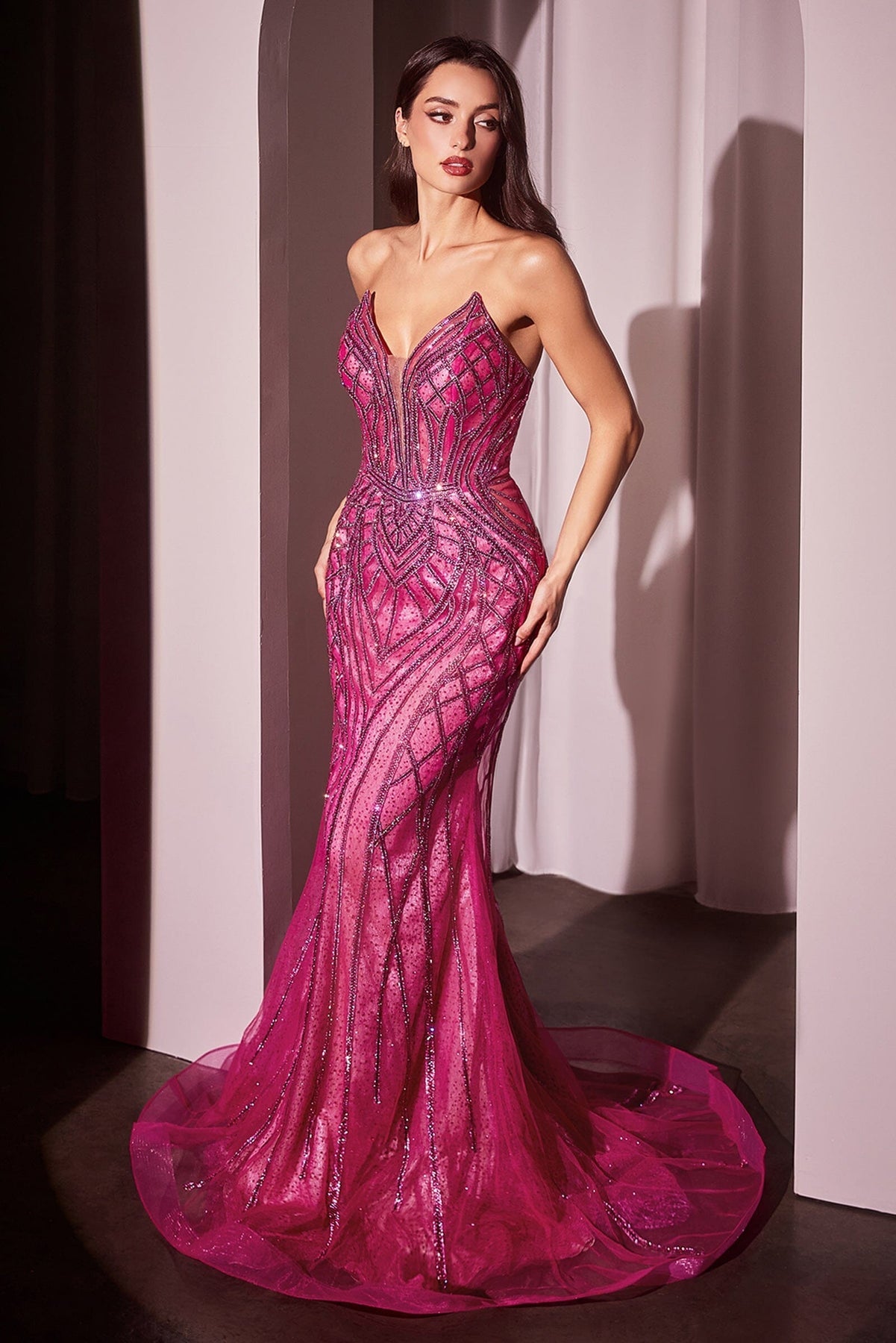 Formal Gown by Ladivine CC6018