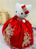 Hello Kitty Quincenera Doll Red ,snkdress,wwwsnkdress.com