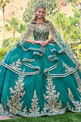 Strapless V-Neck Quinceañera Ball Gown by Elizabeth K GL3671451